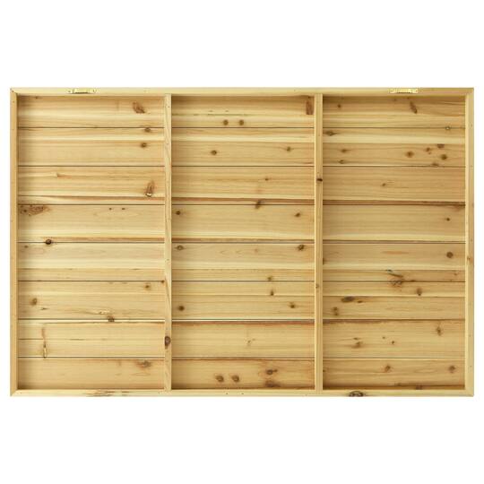 Empire Art Direct Arte de Legno 30" x 45" Airplane Digital Print Planks Wall Art